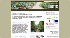 Desktop Screenshot of mediterraner-garten.lu